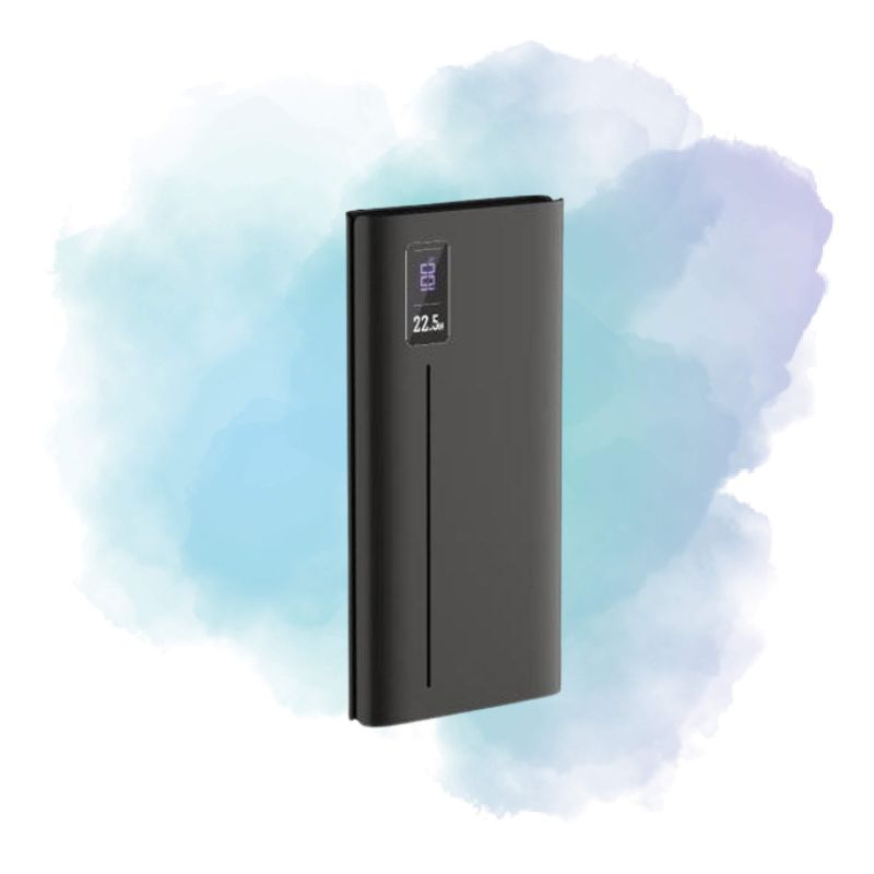 Aspor A335 10000mAh 22.5W PD Fast Charging Power Bank with LCD Display