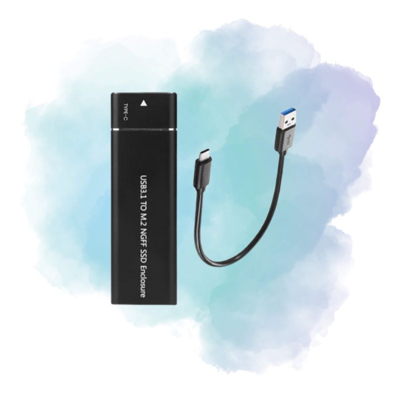 M.2 SSD Enclosure USB 3.1 Gen 2 10Gbps NVMe NGFF Case