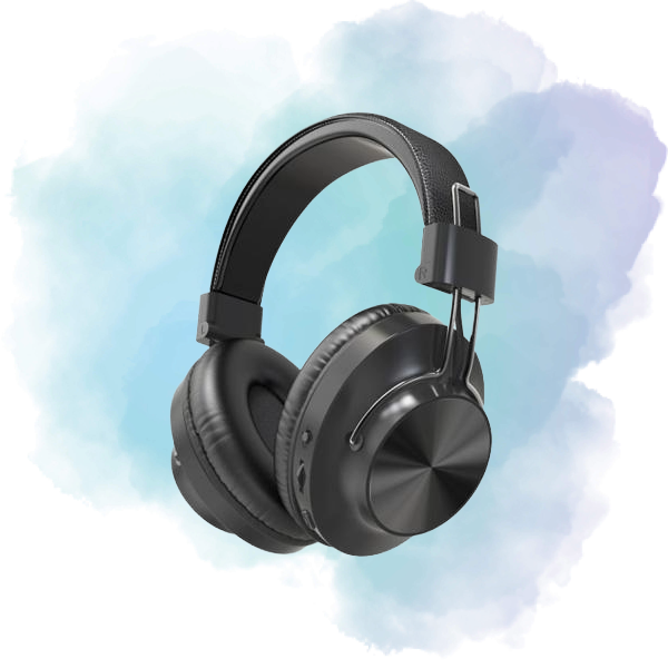 NIA S4000 Bluetooth Headset Wireless Over-Ear Headphones with FM Radio, TF Card, 40mm HD Drivers, 6–8H Playtime, Microphone