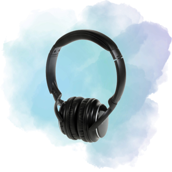NIA Q1 Bluetooth Wireless Headphone – HiFi Stereo Sound, 10m Range, Black