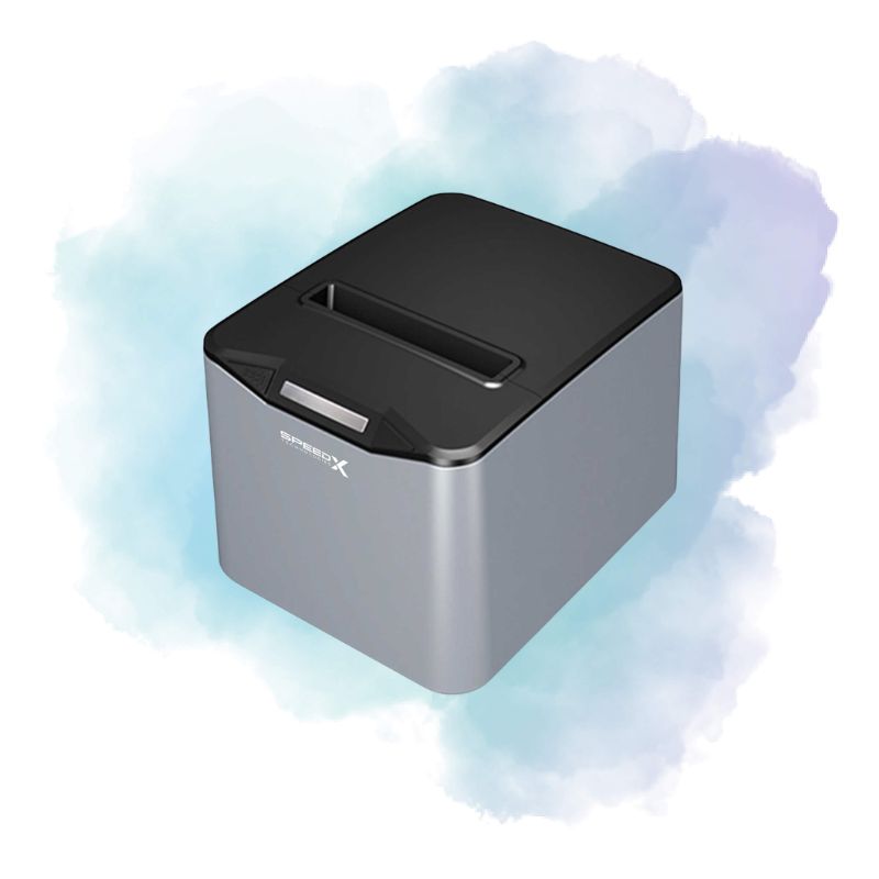 Speed-X SP-200U 80mm Thermal Receipt Printer USB Grey | Fast POS Printer