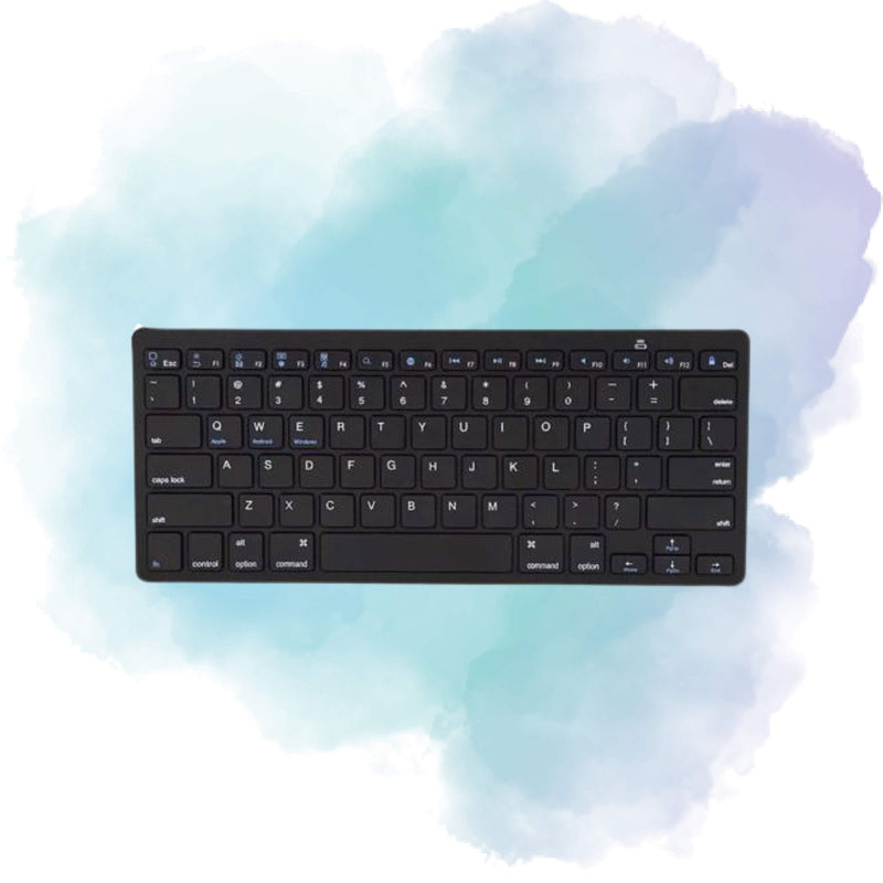Bluetooth Keyboard Blue X5 Wireless Compact Keyboard for iOS Android Windows Mac