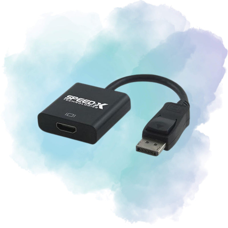 DisplayPort (DP) to HDMI Converter Adapter Cable | 1080P & 4K Video Support | Plug & Play
