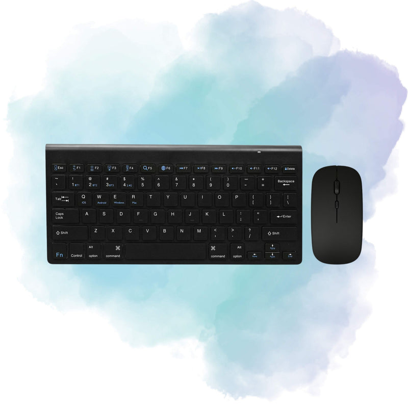 KM908 Wireless Keyboard & Mouse Combo USB 2.0 Full-Size Multimedia Keyboard