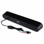 Kisonli I-580 Plus USB Soundbar Speaker | 6W Stereo | Headphone & Microphone Jack | Home Theater