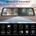 L830 Car DVR Mirror Dual Camera 1080P Front & Rear Dash Cam with 4.3" Display & Parking Monitor