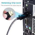 DisplayPort to DVI Male Cable 1.8M – Full HD 1080P DP to DVI Converter Cable