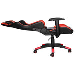 XTRIKE ME GC-905BK Ergonomic Adjustable Gaming Chair with Caster Wheels & Lumbar Cushion – Red/Black