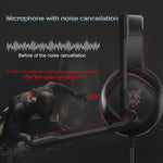ONIKUMA K19 RGB Wired Gaming Headset with Mic USB & 3.5mm Black