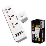 Speed-X 304PUC Premium Portable Power Strip 3 Sockets 3 USB + 1 Type-C