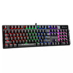 Xtrike Me GK-980 EN Wired Mechanical Gaming Keyboard 104-Key Rainbow Backlit Blue Switch