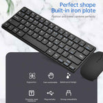 Apple Wireless Mini Keyboard & Mouse Combo 2.4GHz 78 Keys for Windows Android Mac