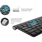 KM908 Wireless Keyboard & Mouse Combo USB 2.0 Full-Size Multimedia Keyboard