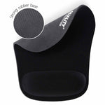H16 Ergonomic Gel Mouse Pad with Wrist Rest Support Black