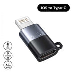 USB-C to Lightning OTG Audio Adapter for Microphone & iPhone