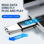 Joyroom S-H151 Type-C Male to USB Female OTG Adapter (Silver)