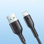 Joyroom SA26-AL3 Flash-Charge Series 3A Fast Charging Data Cable (USB-A to Lightning), 1m, Black