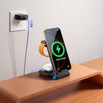 Joyroom JR-W15 3-in-1 Wireless Charging Station – 15W Fast Charger (Black)