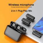 J13 Type-C Dual Wireless Lavalier Microphone with Charging Case