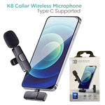 K8 Collar Wireless Microphone Type-C Supported