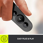 Logitech R500 Wireless Presentation Remote with Bluetooth & USB Connectivity