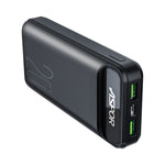 Aspor A396 PD 20000mAh 22.5W Fast Charging Power Bank with LCD Display