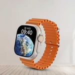 X8 Ultra Max Smart Watch 2.2" NFC Compass Always-On Display Wearfit Pro Orange