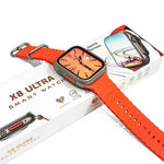 X8 Ultra Smart Watch 49mm Bluetooth Calling Wearfit Pro Orange