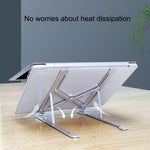 SpeedX 18 Inch Foldable Laptop Stand Adjustable Aluminum Bracket