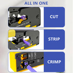 SpeedX HT-718 CAT7 RJ45 Crimping Tool with Cutter for CAT5 CAT6 CAT7 Cables
