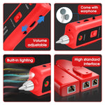 MJ-868 Network LAN Cable Tester & Wire Tracker RJ45 RJ11 USB Coaxial Tester