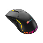 XTRIKE ME GW-610 Wired & Wireless RGB Gaming Mouse 8000 DPI Black