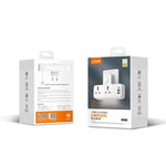 LDNIO SC2311 20W PD Fast Charging Power Extension Touch Night Lamp 2 Sockets 1 USB-C + 2 USB-A