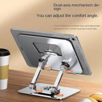J18 360° Aluminum Tablet Stand Adjustable Foldable Holder 15cm