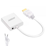 HDMI to VGA Converter with Audio 1080P