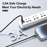 Aspor AC-18 USB to Type-C 3A Super Fast Charging Nylon Braided Cable (1M)