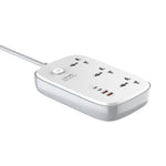 LDNIO SC6 45W GaN Fast Charging Power Extension 3250W 3 Sockets 2 USB-A + 2 USB-C 2M