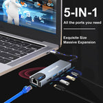 SpeedX SP-TC501 5-in-1 Type C Hub 4K HDMI USB 3.0 Adapter