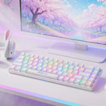 Xtrike Me GK-995W WH 68-Key Tri-Mode Wireless RGB Mechanical Gaming Keyboard White