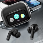 A9 Pro App ANC/ENC Wireless Earbuds BT 5.4 Touch Display – ZWSVIBE Black