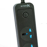Speed-X 504PU Premium Portable Power Strip 5 Sockets 2 USB + 2 Type-C 2M