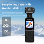 K1 Pocket 5K HD WiFi Handheld Action Camera 270° Rotatable Sony IMX386 Sensor with Anti-Shake & Type-C