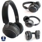 NIA Q1 Bluetooth Wireless Headphone – HiFi Stereo Sound, 10m Range, Black