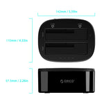 Orico 6228US3 USB 3.0 HDD SSD Docking Station 2.5 & 3.5 Inch