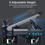 XTRIKE ME FN818 Laptop Cooling Pad Stand for 11-17 Inch Laptops with Dual LED Fans