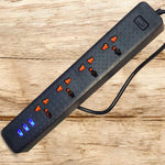Speed-X 403PUC Premium Portable Power Strip 4 Sockets 2 USB + 1 Type-C