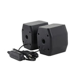 Kisonli A-101S Multimedia USB Speakers | 6W Stereo Computer Speakers | AUX for PC & Laptop
