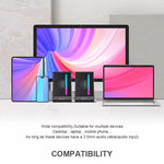 Kisonli X16 RGB USB 2.0 Mini Speakers | 6W Stereo Portable Computer Speakers for PC & Laptop