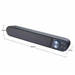 Kisonli I-580 Plus USB Soundbar Speaker | 6W Stereo | Headphone & Microphone Jack | Home Theater