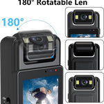 L12 Mini WiFi Body Camera 1080P Wearable Video Recorder with Night Vision & Wide Angle Lens